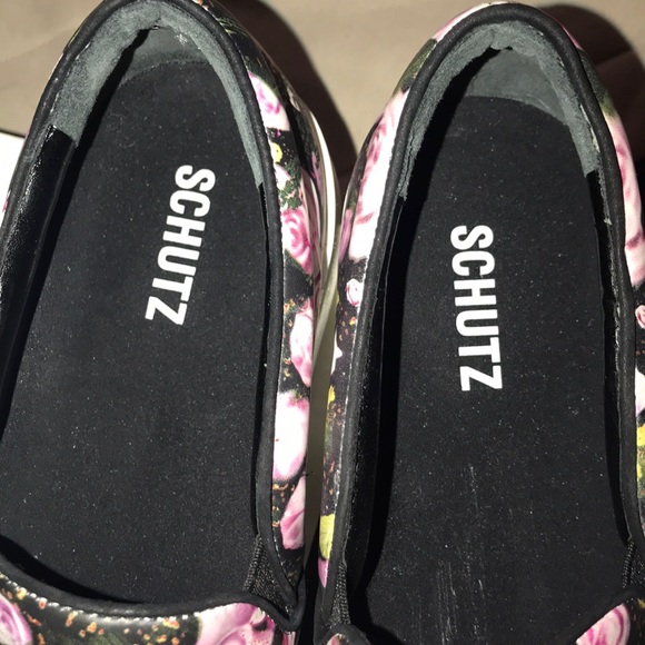 Schultz flower print leather slip on sneakers 9US - Picture 8 of 8